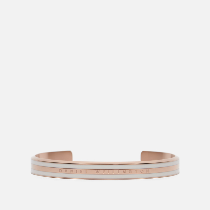 фото Браслет из стали с эмалью р.16,6 daniel wellington emalie slim cuff medium