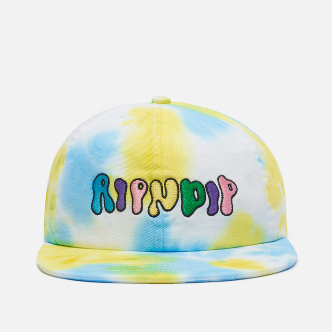 фото Бейсболка унисекс ripndip boomer gang cotton 6 panel желтая