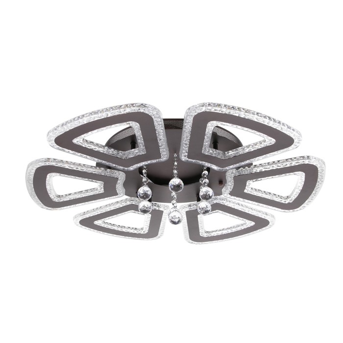 

Люстра с ПДУ 1838/6CF LED 276Вт 3000-6000К диммер кофе 66х66х7,5 см