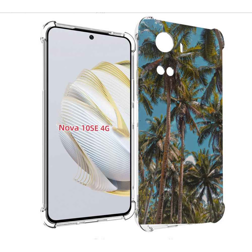 

Чехол MyPads летние пальмы для Huawei Nova 10 SE, Прозрачный, Tocco