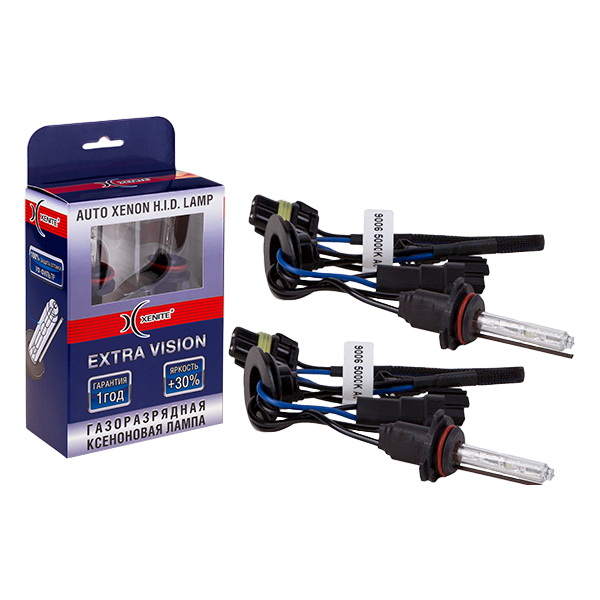 

Ксеноновая Лампа Extra Vision Яркость +30 - Hb4 (9006) (5000К) (Комплект 2 Шт.) Xenite 100