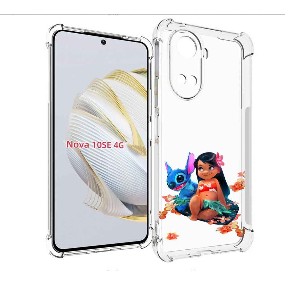 

Чехол MyPads лила-и-стич детский для Huawei Nova 10 SE, Прозрачный, Tocco