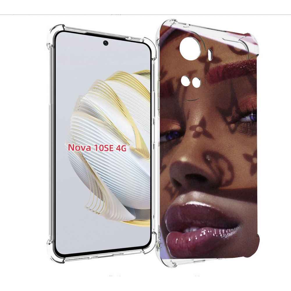 

Чехол MyPads лицо девушки тень женский для Huawei Nova 10 SE, Прозрачный, Tocco