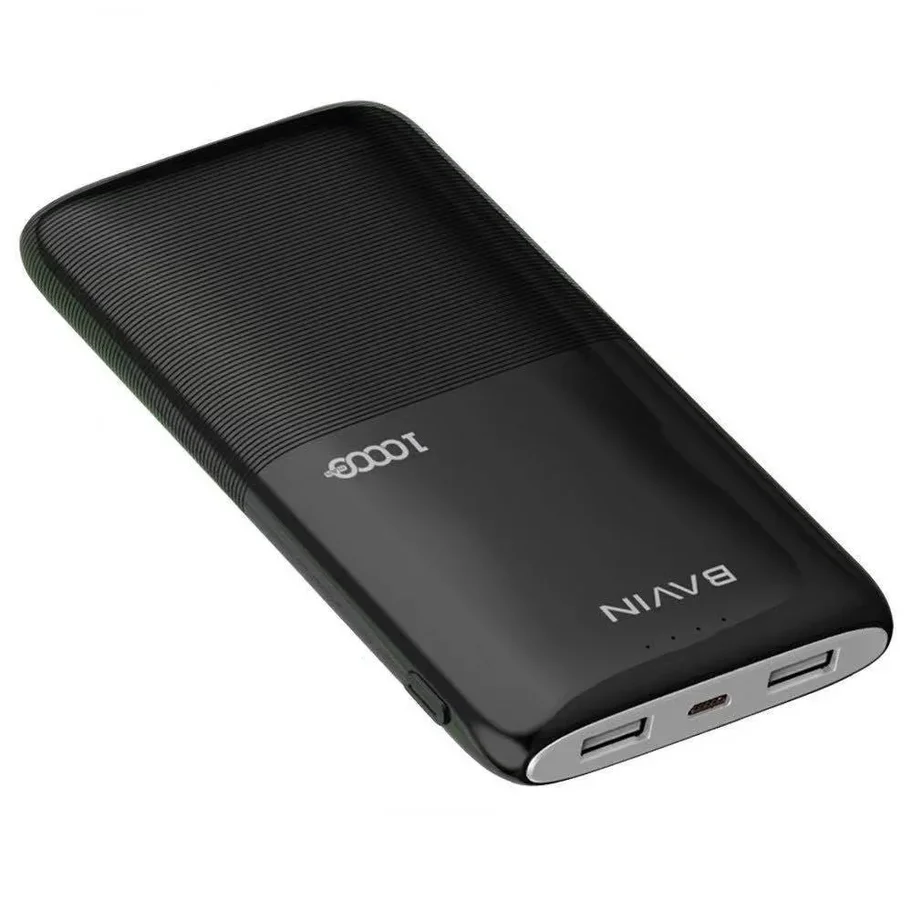 

Внешний аккумулятор BAVIN PC097 10000 мАч, Fast Charging / Черный