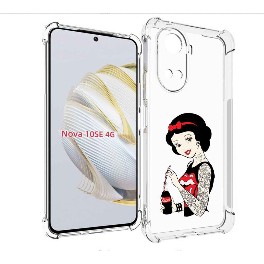 

Чехол MyPads любительница-колы женский для Huawei Nova 10 SE, Прозрачный, Tocco