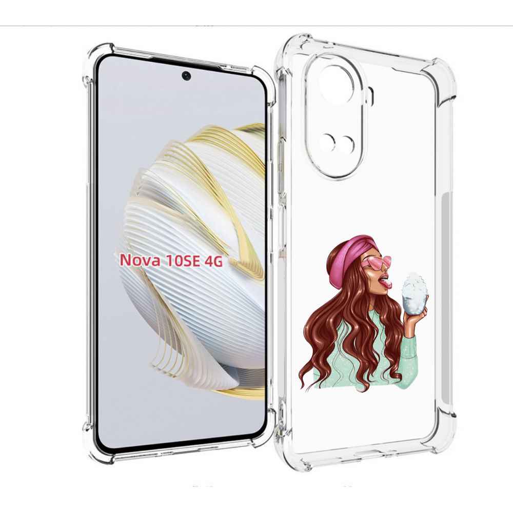 

Чехол MyPads любительница-снега женский для Huawei Nova 10 SE, Прозрачный, Tocco