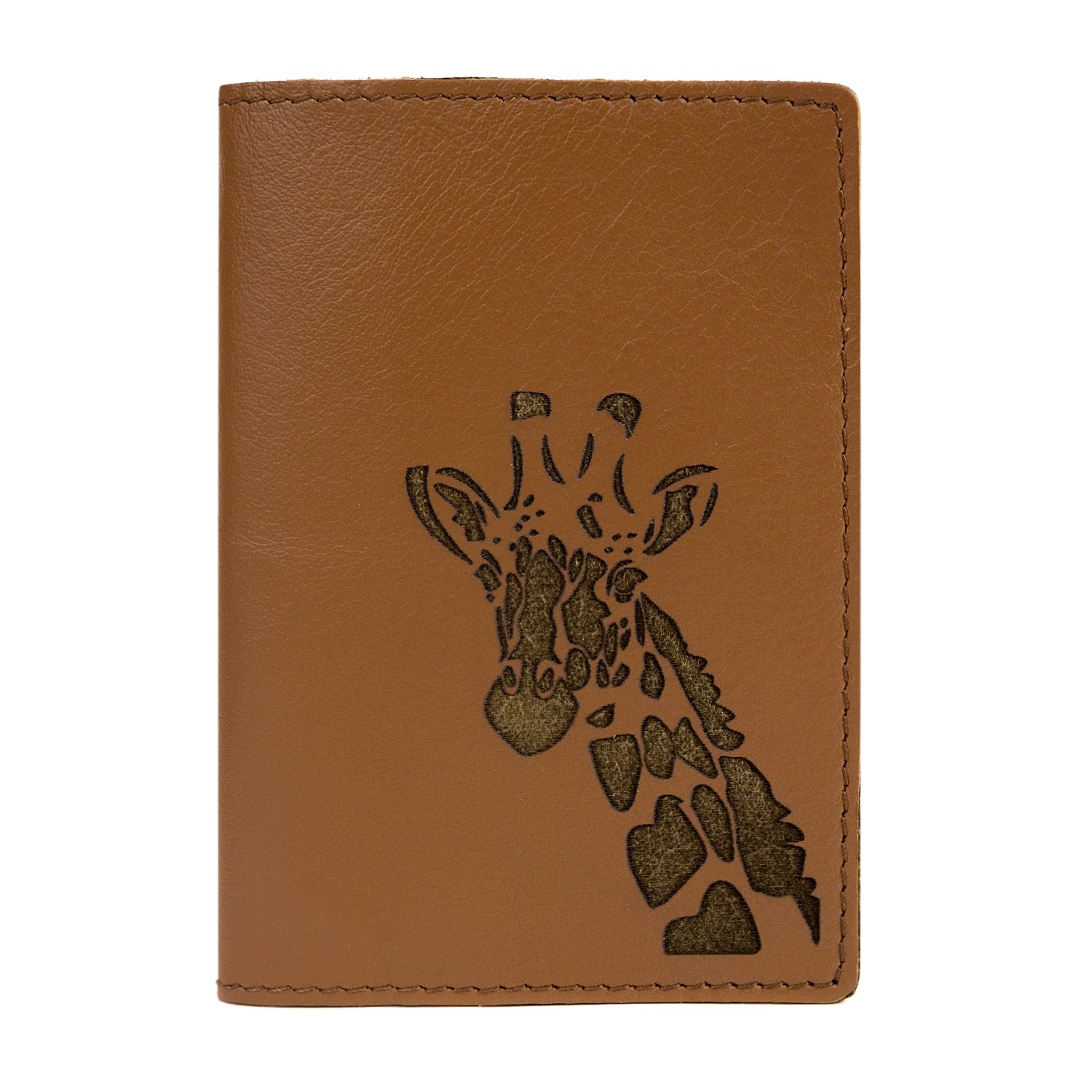 

Обложка для паспорта унисекс Kawaii Factory Жираф коричневая