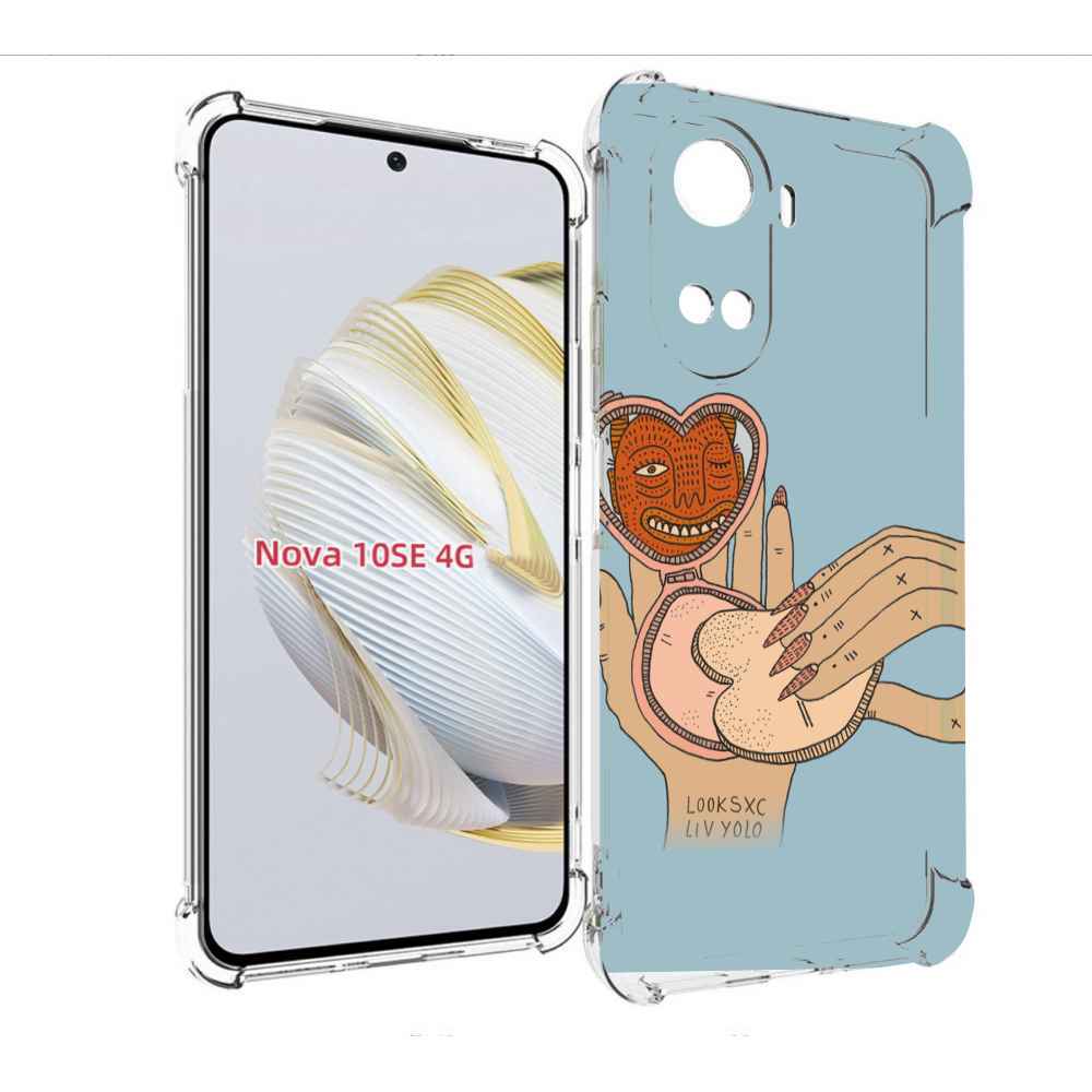 

Чехол MyPads макияж картинка женский для Huawei Nova 10 SE, Прозрачный, Tocco