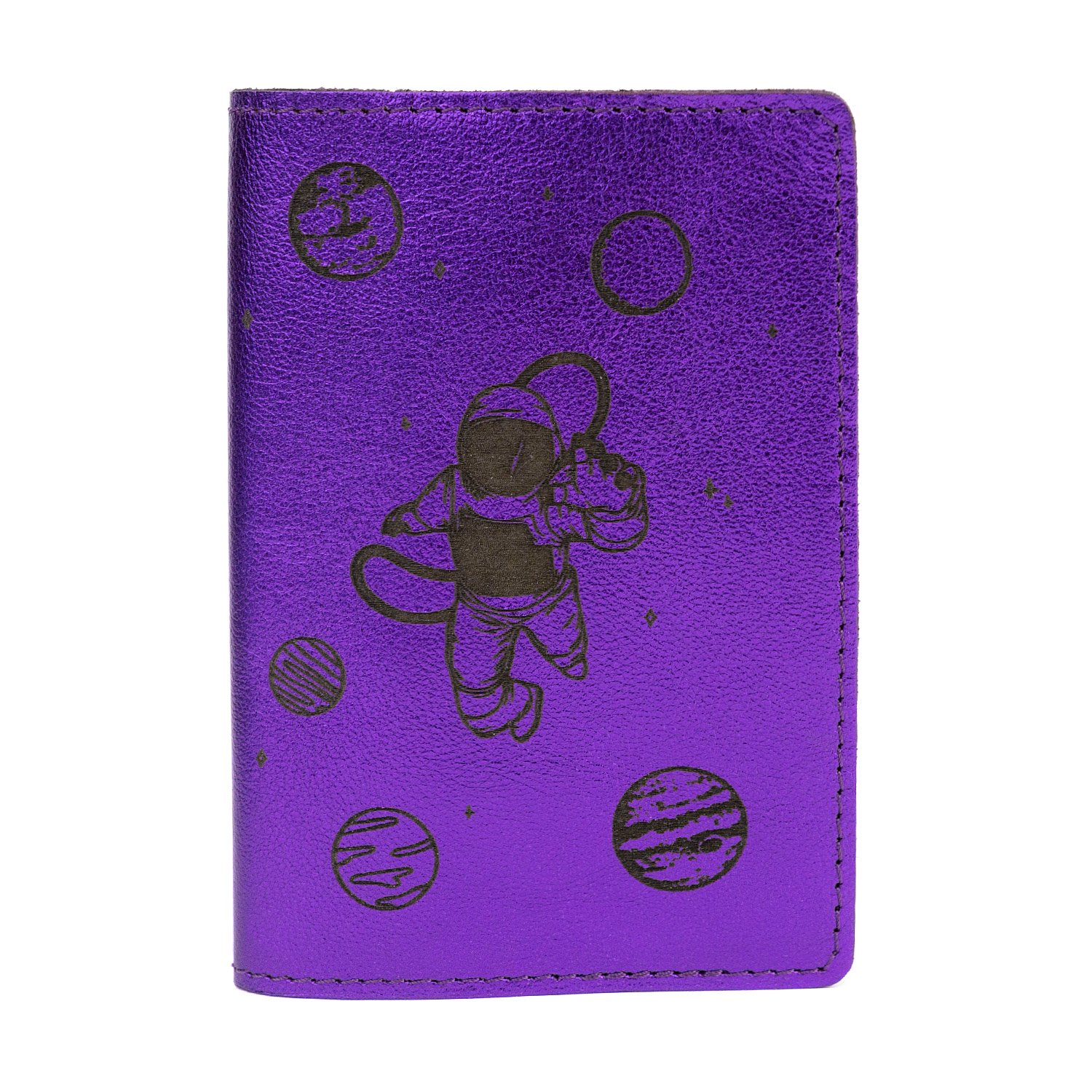 

Обложка для паспорта унисекс Kawaii Factory Космос фиолетовая