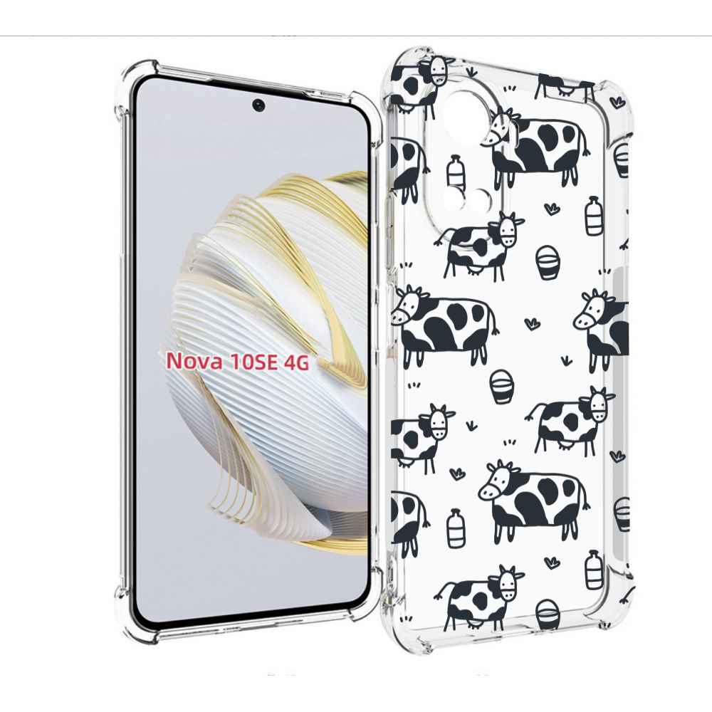Чехол MyPads маленькие-коровки для Huawei Nova 10 SE