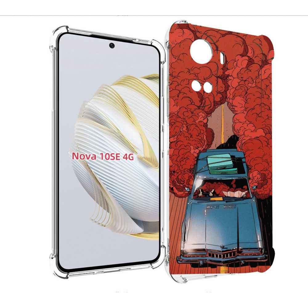 

Чехол MyPads машина мчится с дымком для Huawei Nova 10 SE, Прозрачный, Tocco