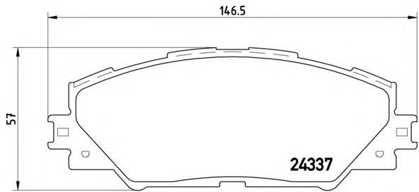 

Колодки Тормозные P83071 Brembo P83071