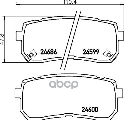 

Тормозные колодки NISSHINBO задние np6033