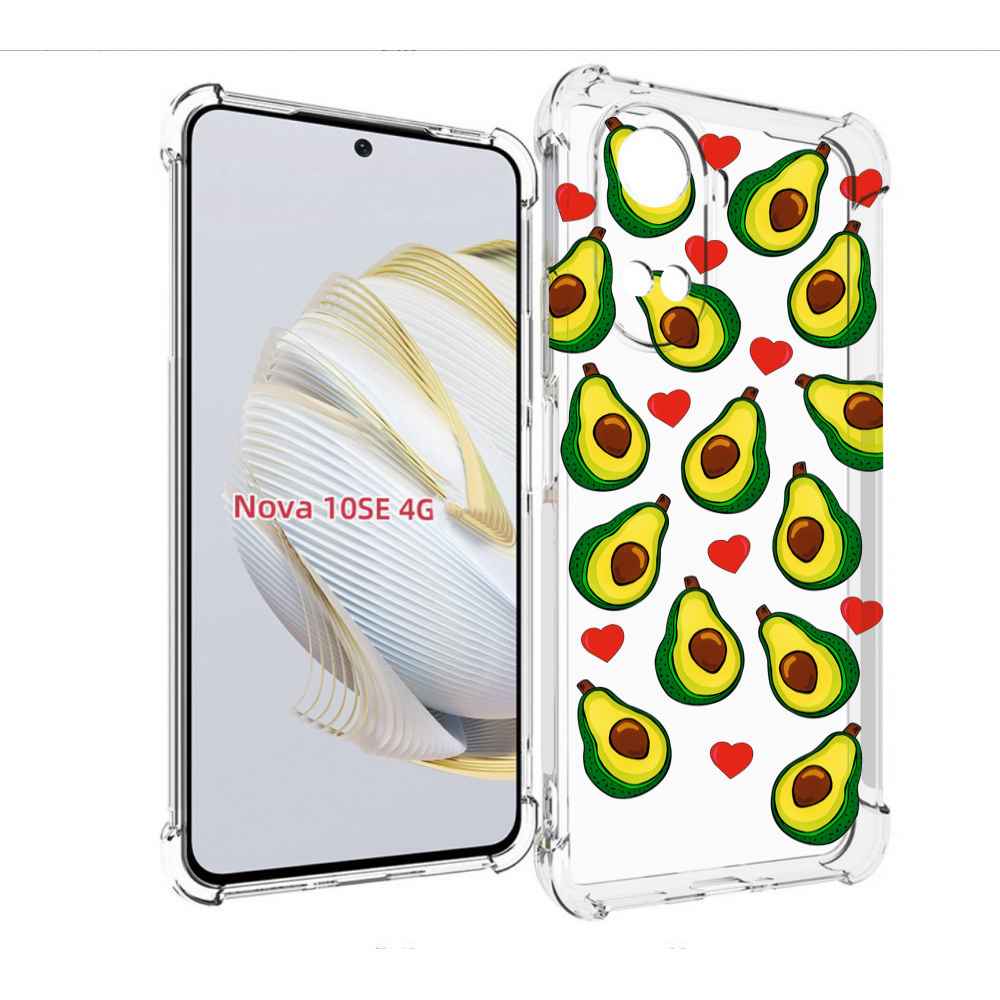 

Чехол MyPads миленькие-авокадо для Huawei Nova 10 SE, Прозрачный, Tocco