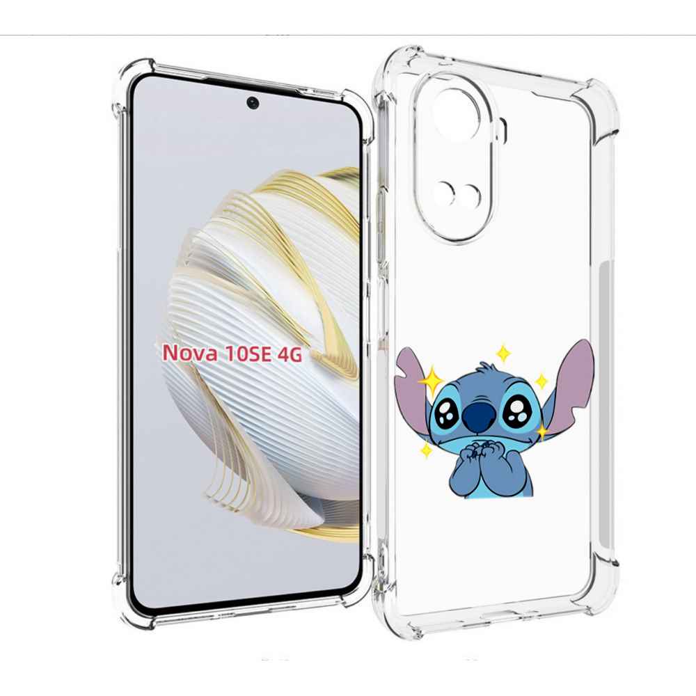 

Чехол MyPads милый-стич детский для Huawei Nova 10 SE, Прозрачный, Tocco