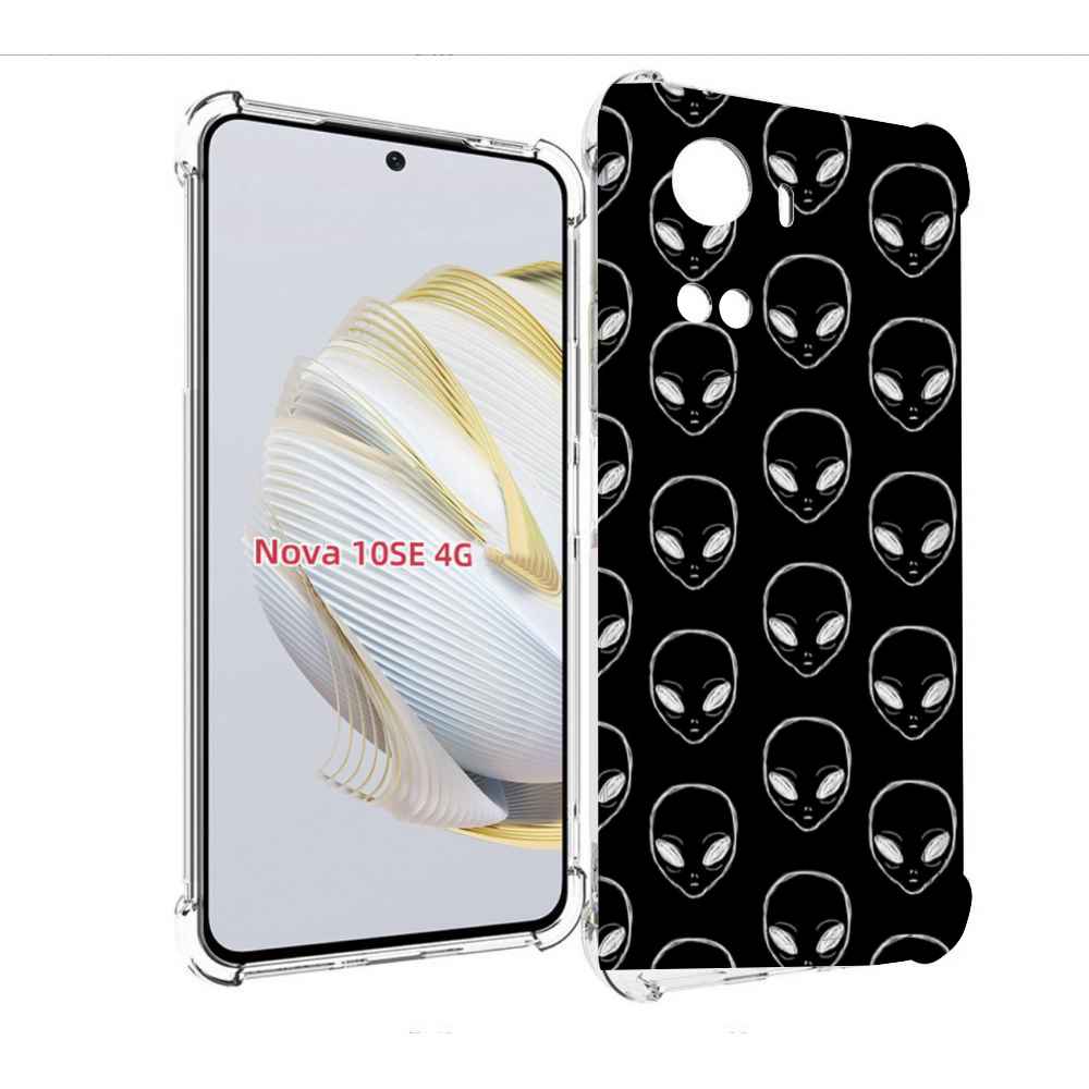 

Чехол MyPads мини-инопланетяне для Huawei Nova 10 SE, Прозрачный, Tocco