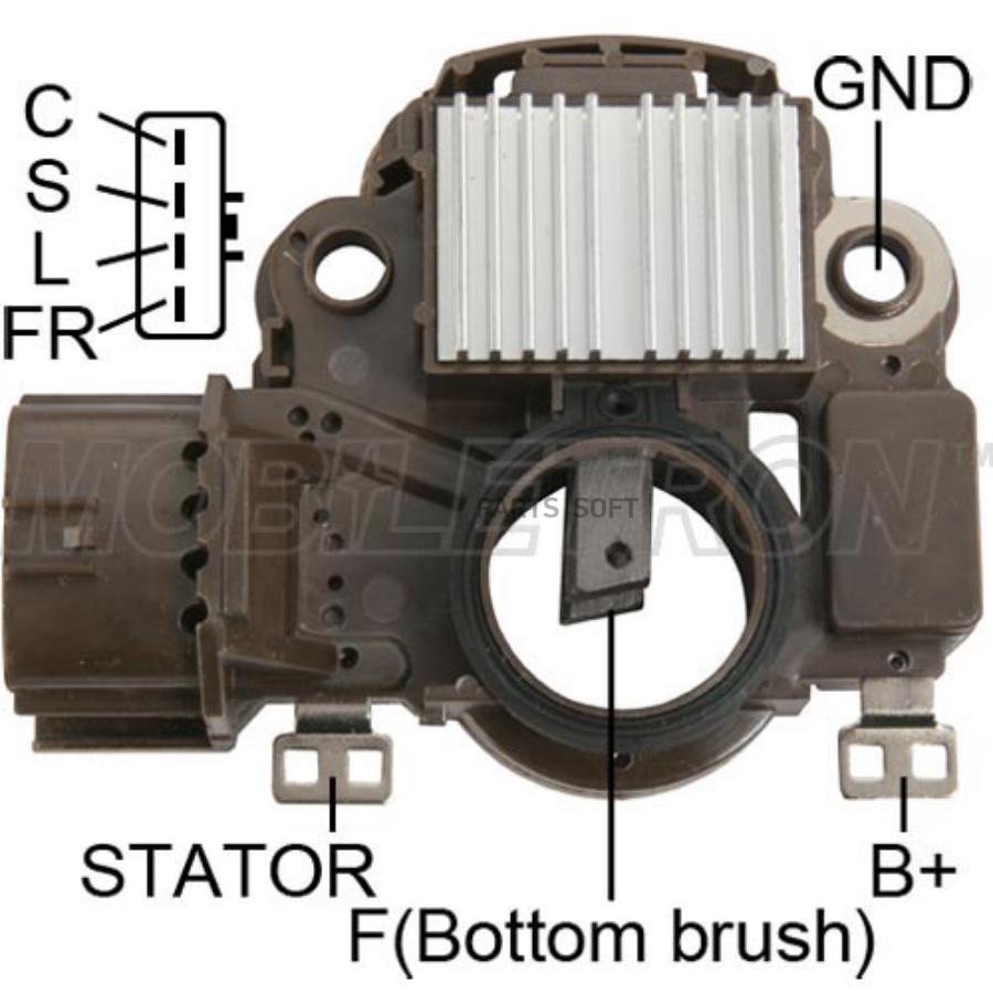 

Реле-регулятор генератора MITSUBISHI 14.4V A866X34172IM3418340 [OE MD619268]MITSUBISHI: GA