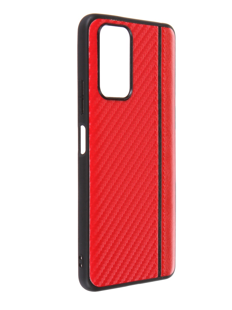 фото Чехол g-case для xiaomi redmi note 10 pro carbon red gg-1353