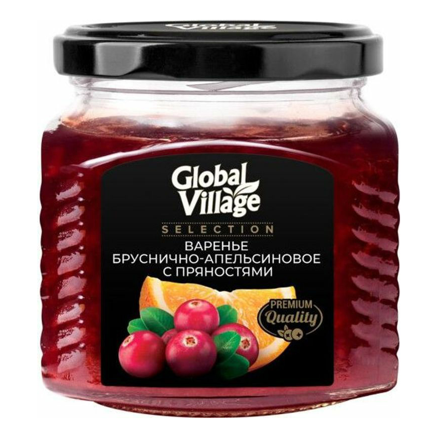 Варенье Global Village Selection бруснично-апельсиновое с пряностями 310 г