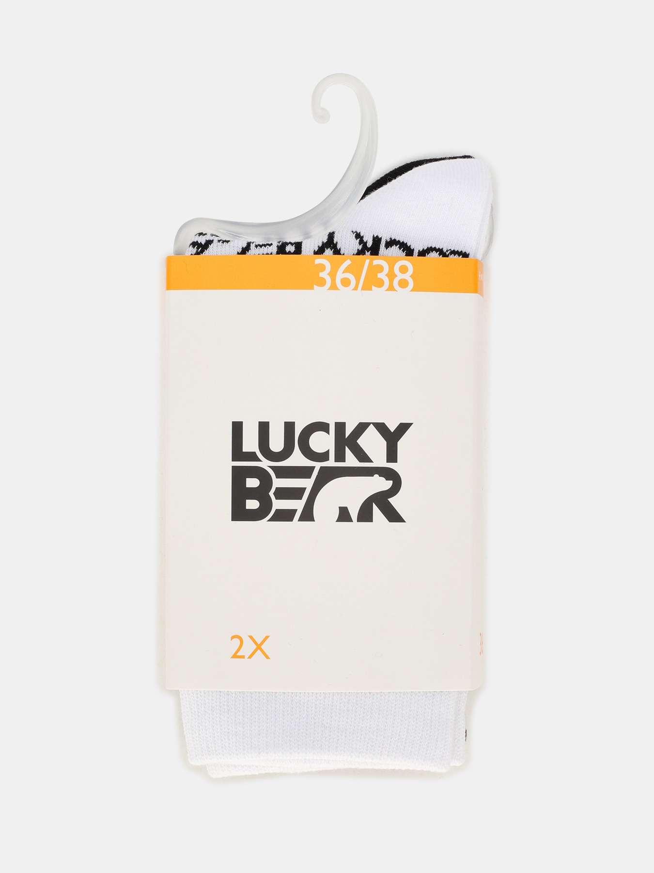 Комплект носков женских Lucky Bear 441601 разноцветных 38-40, 2 пары