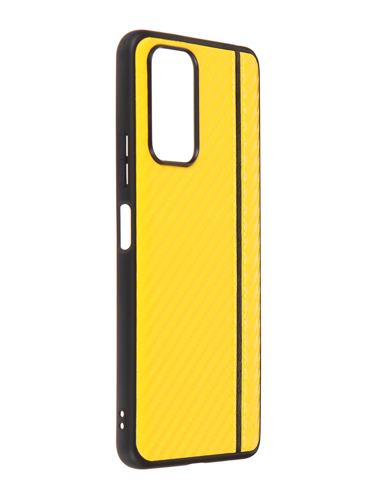 фото Чехол g-case для xiaomi redmi note 10 pro carbon yellow gg-1467