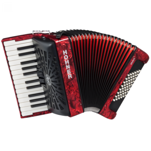 

Аккордеон Hohner The New Bravo II 48 (A16531) red, The New Bravo II 48 (A16531) red