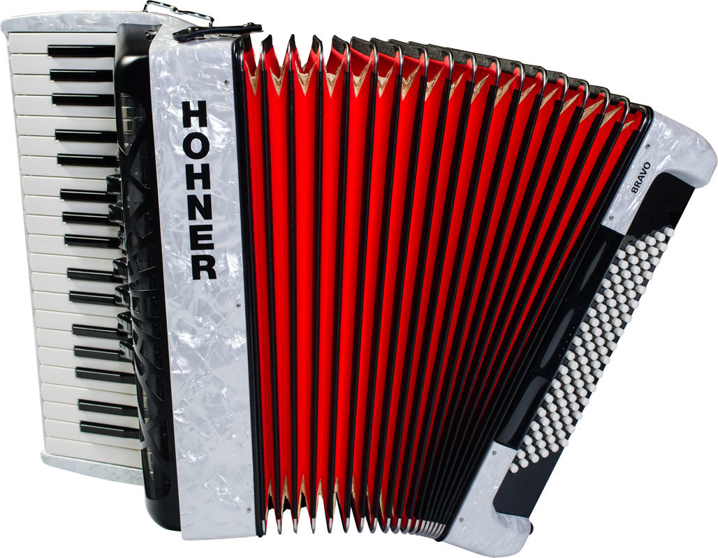 фото Аккордеон hohner the new bravo iii 96 (a16711) white