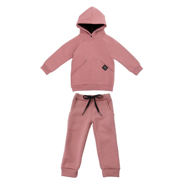 

Костюм детский Amarobaby Mono (худи и брюки) розовый, размер 80, AB-OD21-MONO1102