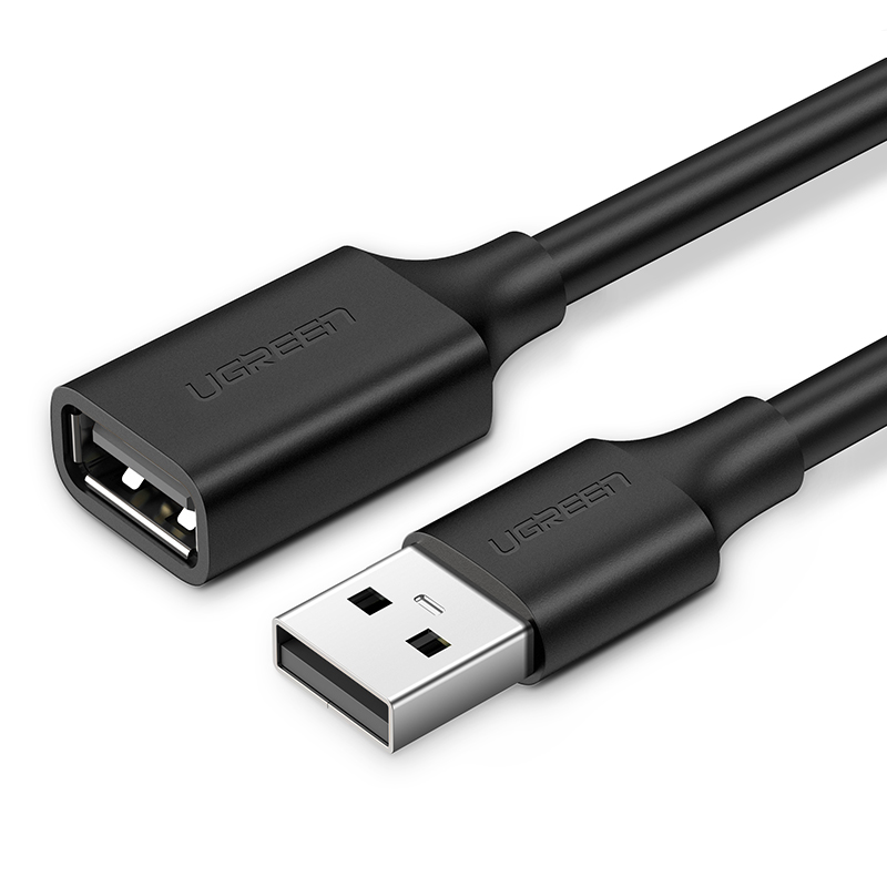 Кабель uGreen USB - USB вилка-розетка 5м (10318_)