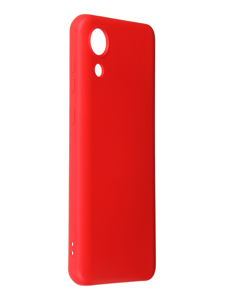 фото Чехол df для samsung galaxy a03 core silicone red soriginal-33 df-group