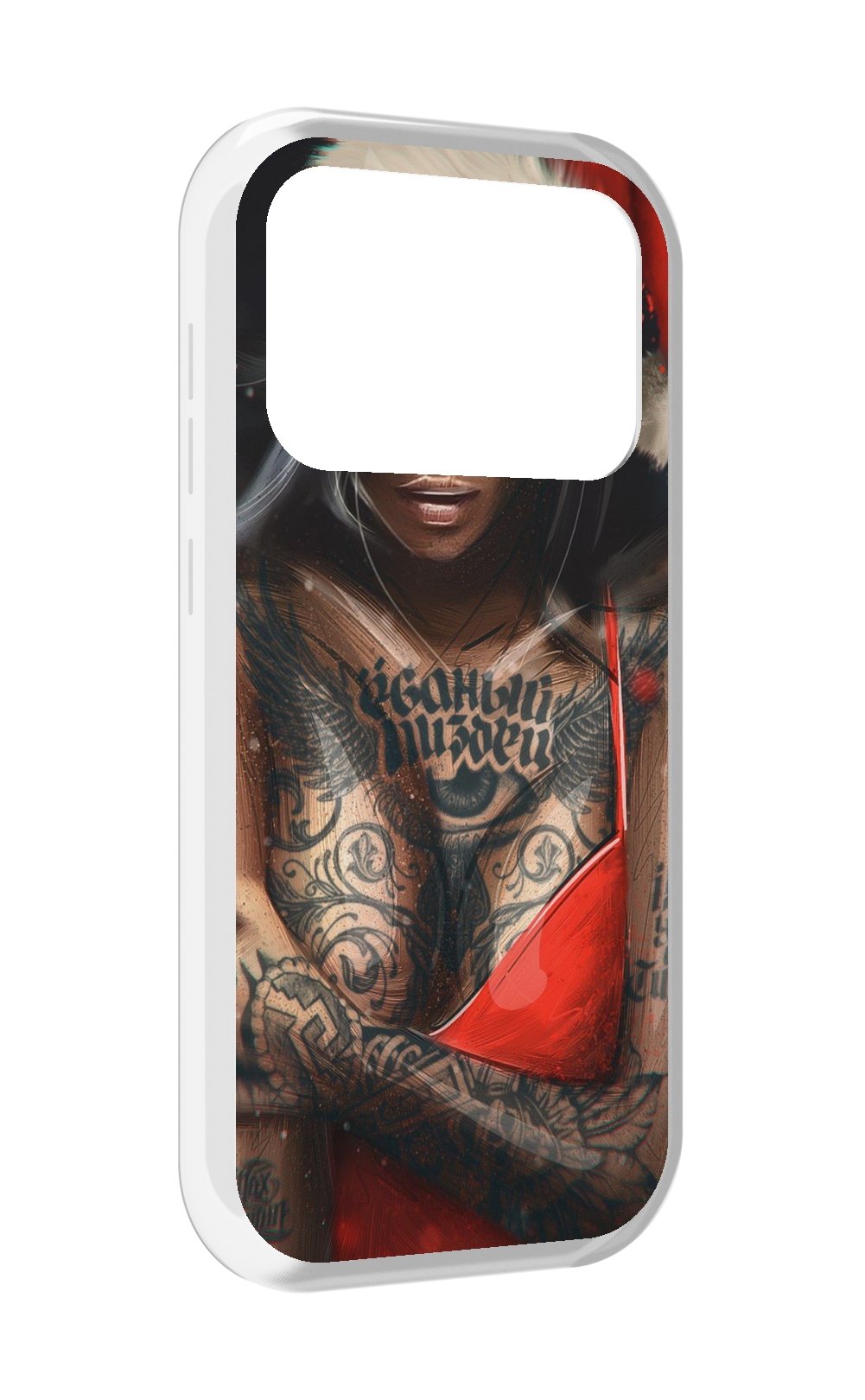 

Чехол MyPads санта-клаус-девушка для Oukitel F150 Air1 Pro / F150 Air1, Прозрачный, Tocco