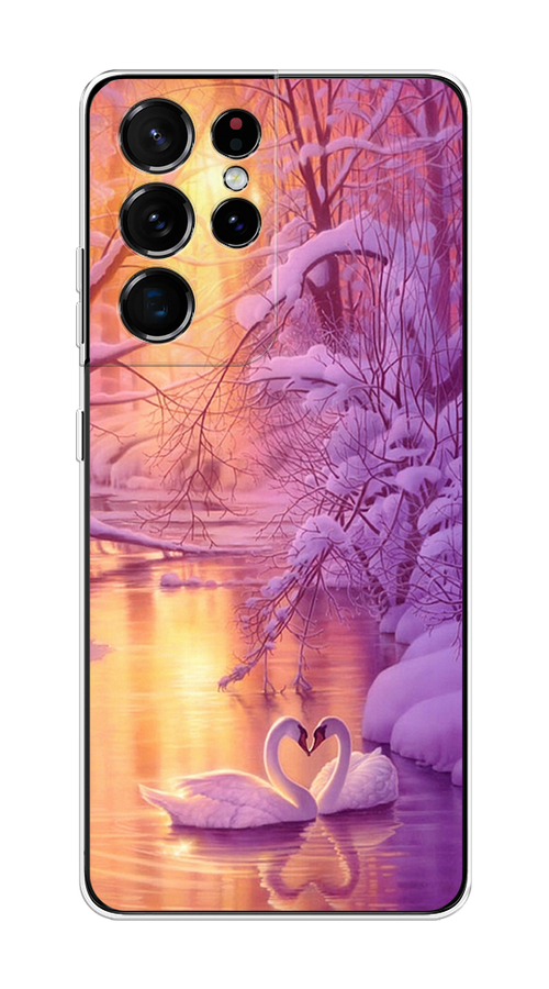 

Чехол на Samsung Galaxy S21 Ultra Зима 1, Фиолетовый;желтый, 2102250-2