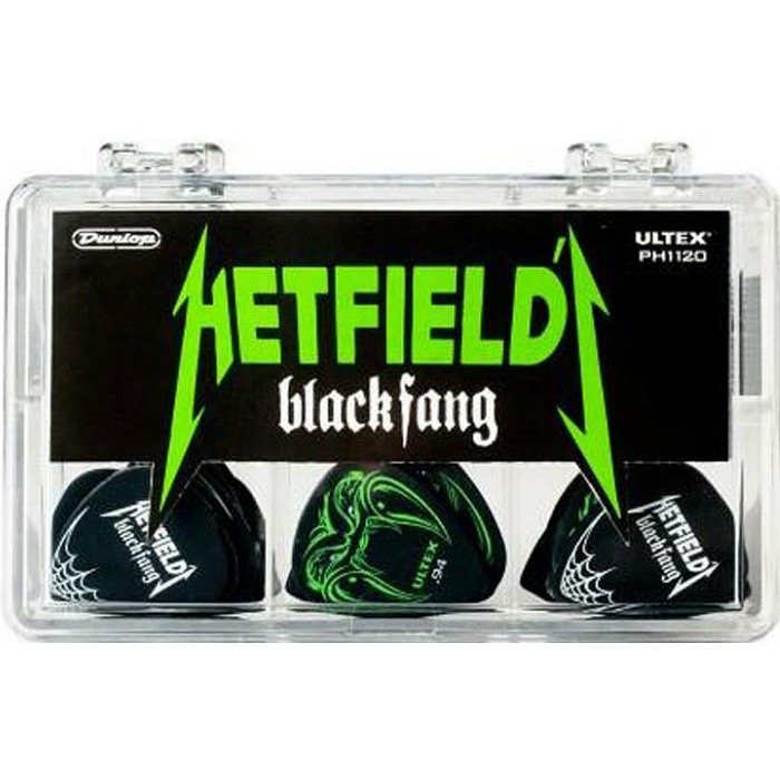 

Медиатор DUNLOP PH1120 Hetfield Black Fang, Черный, PH1120 Hetfield Black Fang
