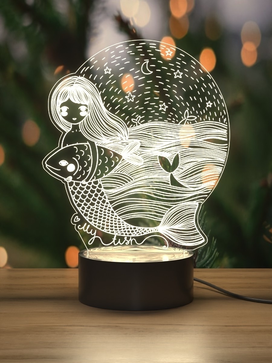 

Ночник детский Light Insidе Русалка моя рыбка, Русалка моя рыбка