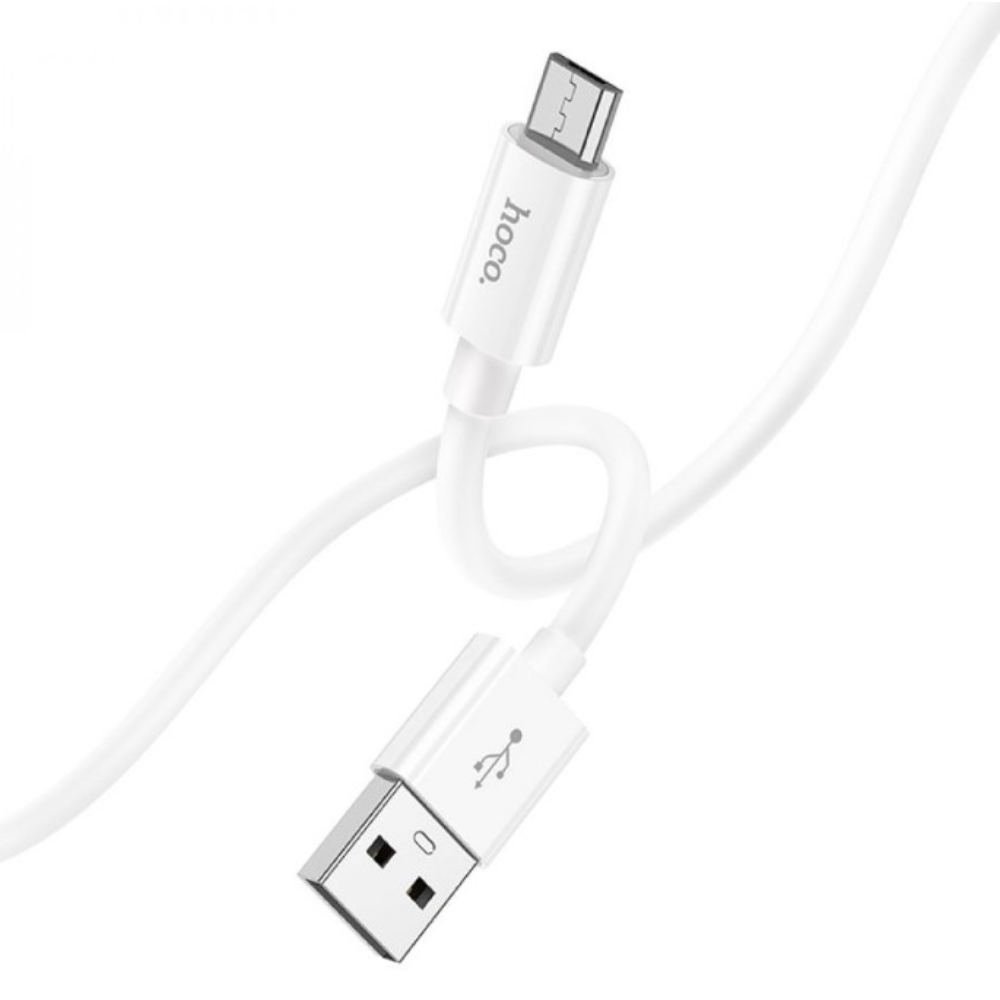 

Кабель micro usb - usb Hoco X87m 1 м белый, X87m