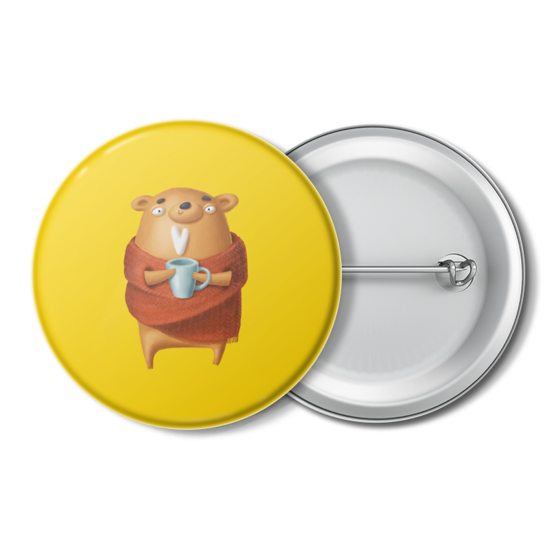 

Значок Printio Мишка, Мишка