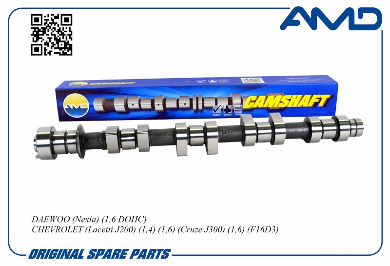 

Распредвал 96182606 AMD.SHFT23 DAEWOO Nexia CHEVROLET Lacetti J200 1,4 Cruze J300 F16D3