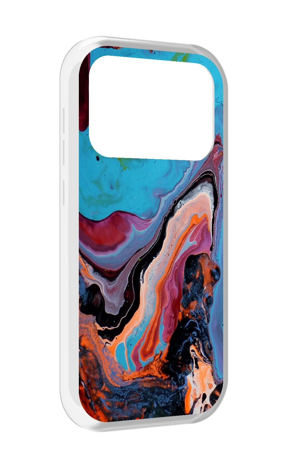 

Чехол MyPads смешанные краски для Oukitel F150 Air1 Pro / F150 Air1, Прозрачный, Tocco
