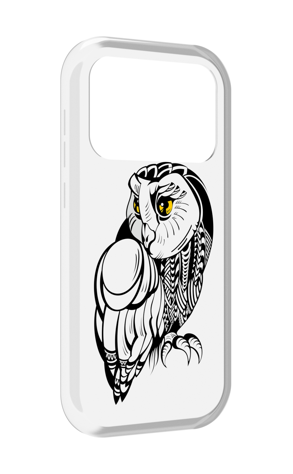 

Чехол MyPads сова-красотка для Oukitel F150 Air1 Pro / F150 Air1, Прозрачный, Tocco