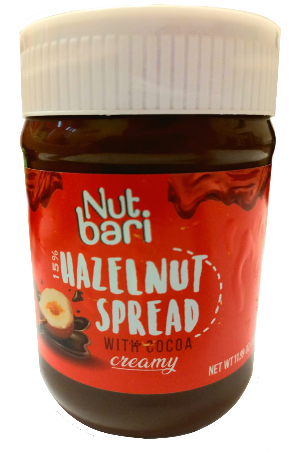 

Паста фундуковая Nut bari с какао 400г, Nut bari Паста фундуковая с какао, 400г