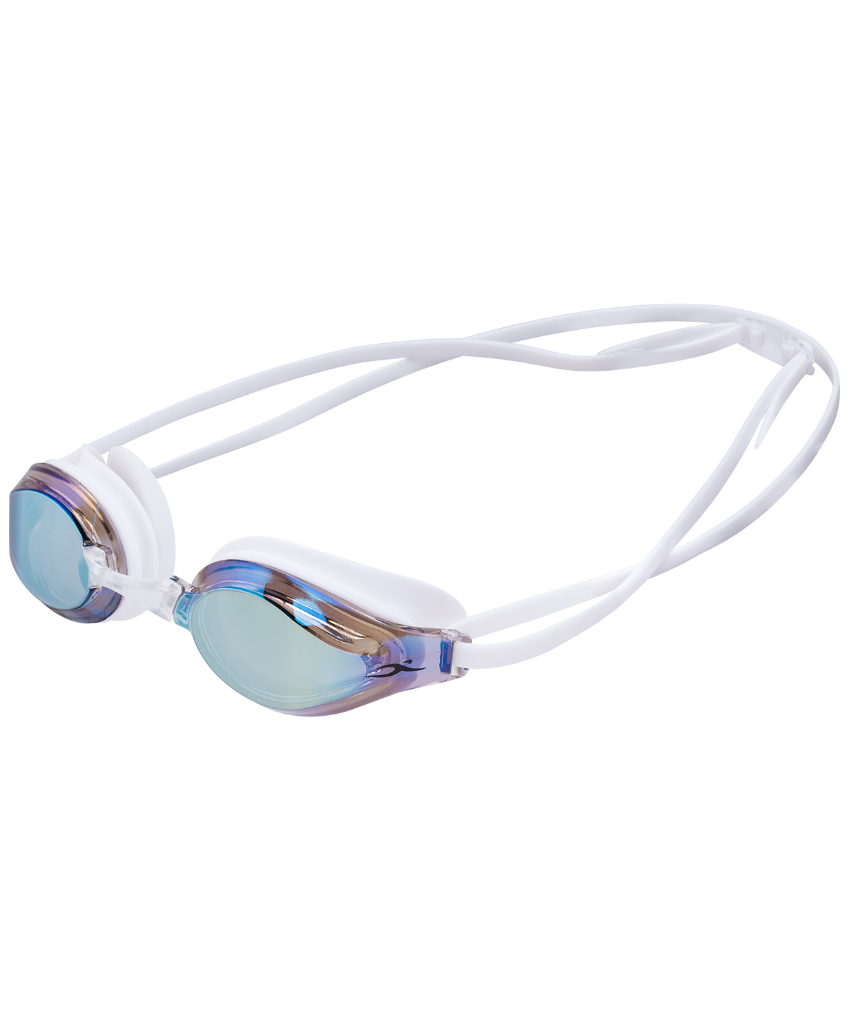Без упаковки очки для плавания 25degrees Turbo Mirror White