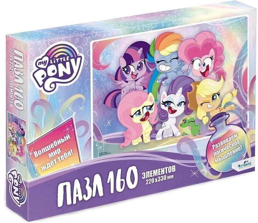 

Пазл My Little Pony. Жизнь пони, 160 элементов Origami 05910, 05910