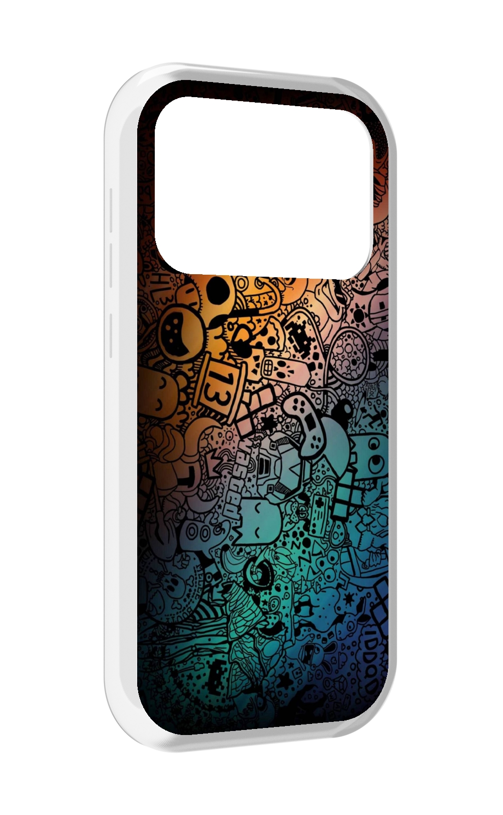 

Чехол MyPads стикеты в тени для Oukitel F150 Air1 Pro / F150 Air1, Прозрачный, Tocco