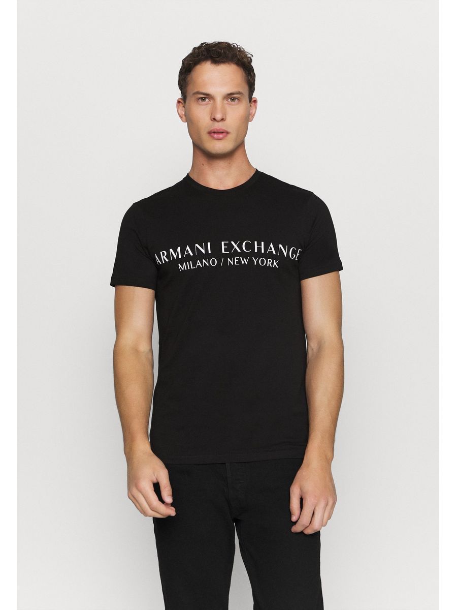 

Футболка мужская Armani Exchange ARC22O03F черная 2XL, Черный, ARC22O03F