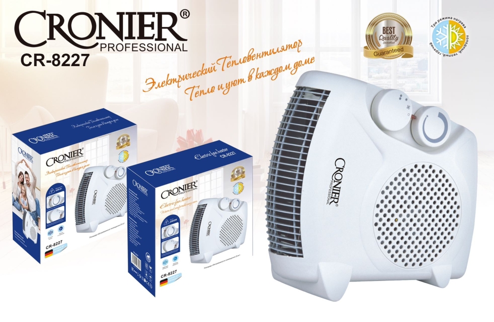 

Тепловентилятор Cronier CR-8227 белый, CR-8227