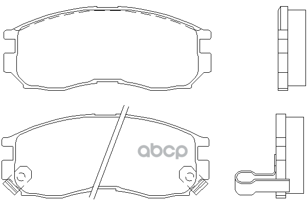 

Колодки Дисковые П Mitsubishi Colt/Lancer 89> Kashiyama D6043m-01 =460 02=Y06-553wk