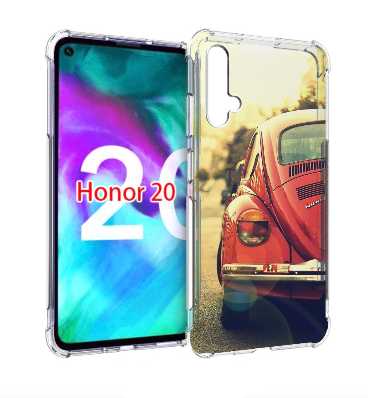

Чехол бампер MyPads Жук для Honor 20, Прозрачный, Tocco