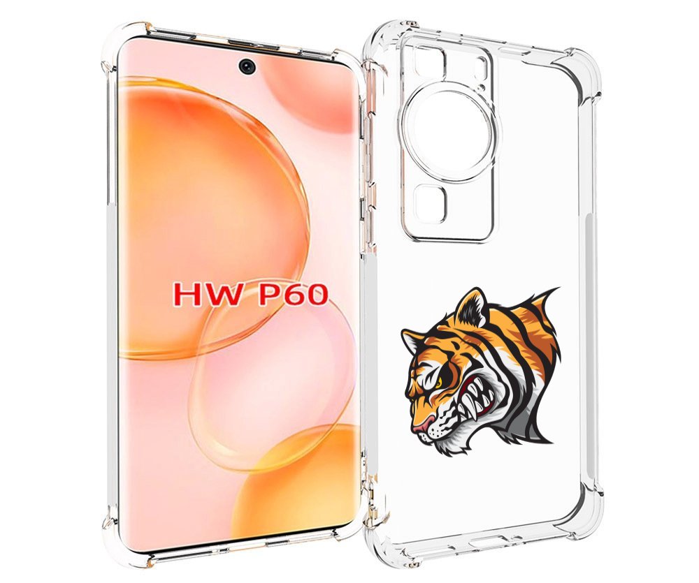 

Чехол MyPads Тигр для Huawei P60, Tocco