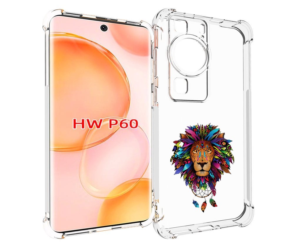 

Чехол MyPads Тотемный Лев для Huawei P60, Tocco