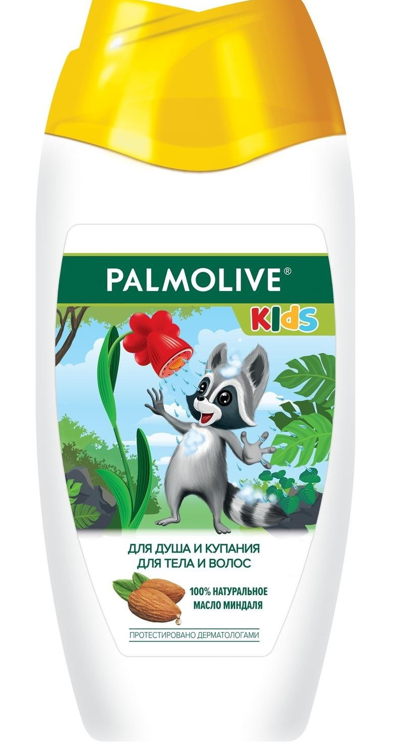 Гель для душа Palmolive Kids с миндальным молочком, 250 мл